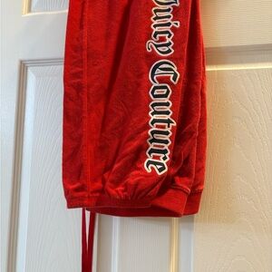 Juicy Couture Bold Red Sweats xl Y2K